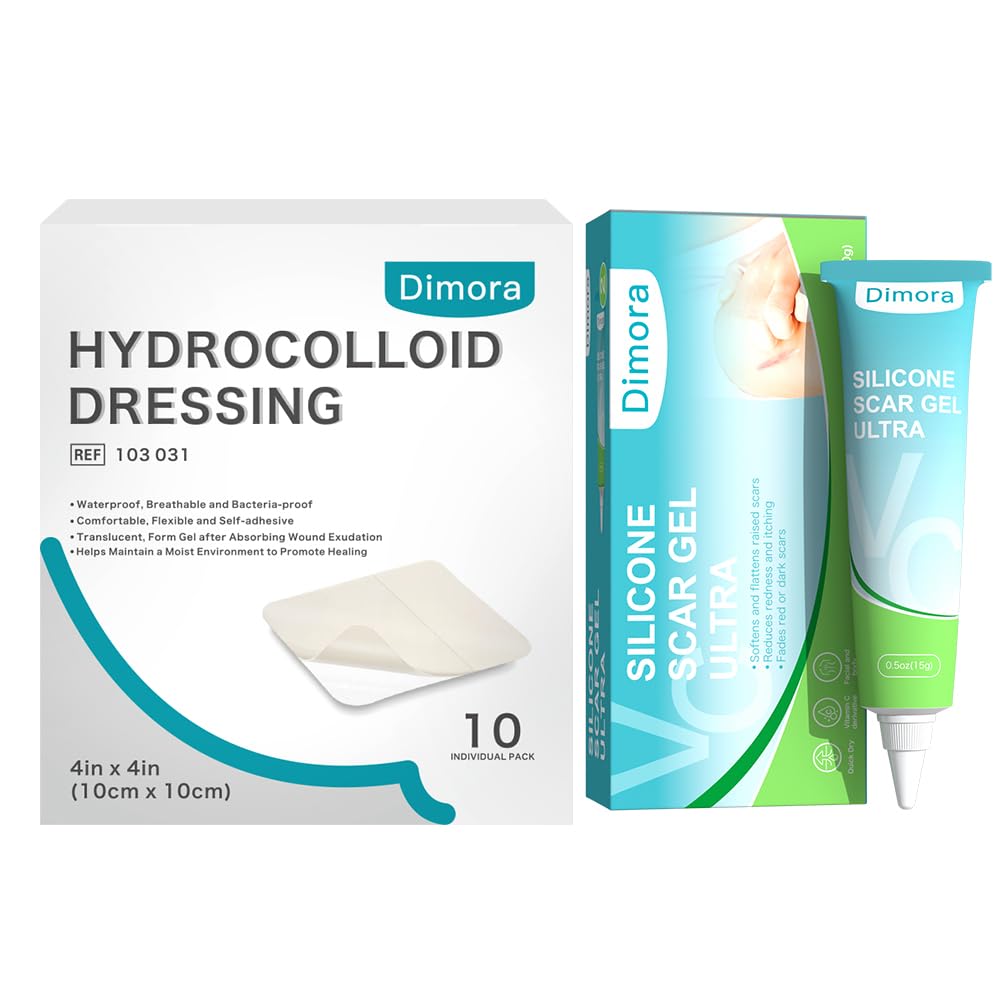 Dimora Hydrocolloid Wound Dressing & Silicone Scar Gel