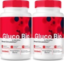 (2 balenia) GlucoBio Kapsule, Oficiálne Gluco Bio Support Supplement, All Natural Formule to Support Celkové zdravie a wellness, Premium Vitamínové pilulky, GlucoBio Reviews (120 Kapsule)