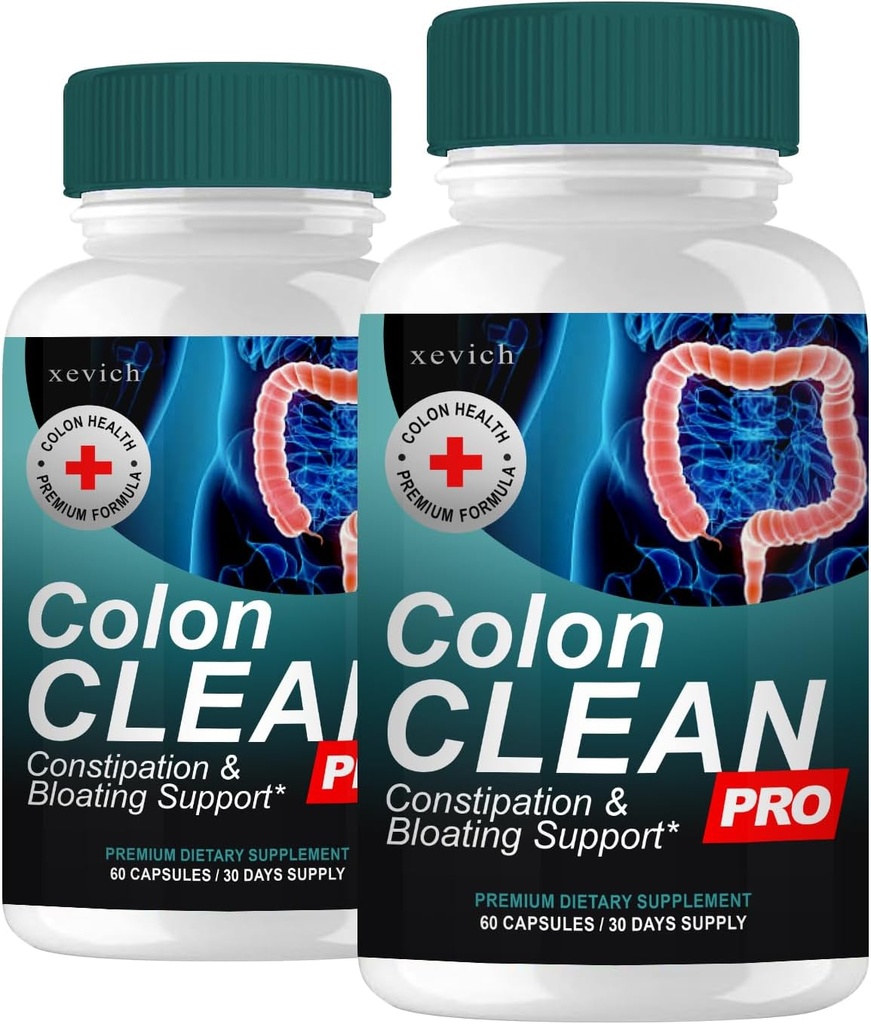 Colon Clean Pro - Двоеточие чист Pro Premium хранителна добавка (2 Опаковка, 120 капсули)