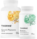 THORNE - Gesamt Wellness Bundle - Curcumin Phytosome & Berberine - 30 bis 60 Servietten