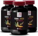 Bitki-based yağı - CHIA SEED OIL EXTRACT - Hidrat yağı, Rich doku, Saç qayğı, Glossy bitir, Natural parlaq, Chia faydaları, yüngül doku, Pure hidrasyon, Body yağı, Glow yağı 3 Şişe 180 Caps