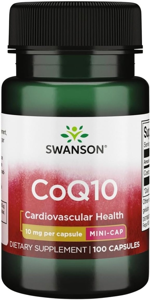 Swanson Coq10 10 Miligram 100 Capsules