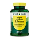 Spring Valley Super Vitamin B-Complex Tablets Dietary Supplement (250 Tablets) - New Look