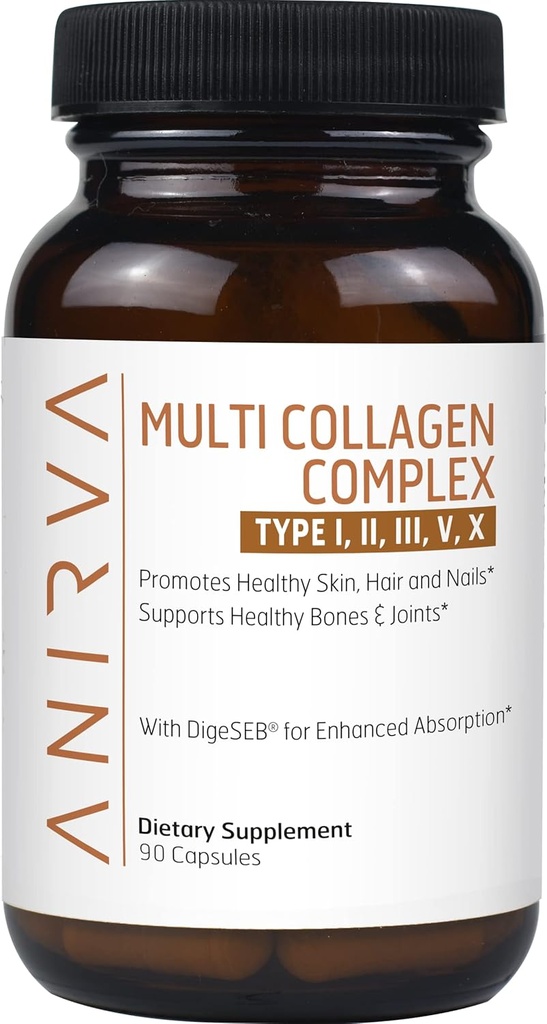 Completion Collagen Complex - ประเภท I, II, 3, V, X - Collagen Supplement for antial-Apping, healths Complex, my, skin, และเล็บ