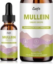 Mullein Drops for Lungs - Mullein Leaf Extract with Marshmallow Root, Perilla & Astragalus for Respiratory Support, Immune Boost & Lung Detox, Natural Herbal Formula, טבעוני, 2 oz oz oz oz oz oz oz oz oz oz oz oz oz