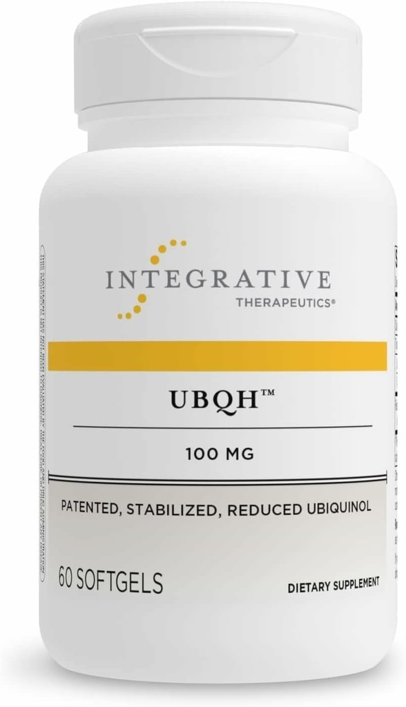 Integrativ terapi UBQH (100 mg) - Cellular Energy Support Supplement * - Dairy- Free - 60 Softgels (60 Servere)