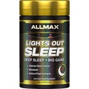 ALLMAX Lights Out Sleep - 60 Capsules - Promotes Rest & Relaxation - with Vitamin B6, L-Theanine, Chamomile & Melatonin - 30 Servings