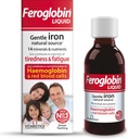 Feroglobin Gentle Iron och Nutrient Liquid - Minska trötthet och trötthet | Håll hälsa och vitalitet | Naturlig järnkälla