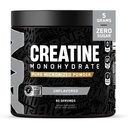All Black Everything Creatine Monohydrate | Support Muscles, Cognitive Function | Micronized Amino Acid Powder | Cellular Energy | Workout Supplement for Men & Women | Unflavored | 60 Servings