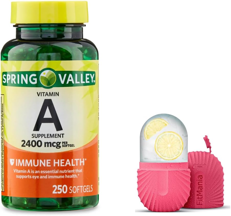 Thung Lũng Mùa xuân A Softgels, 2400 mcg, 250 bá tước, và Giẻng Băng cho Mặt
