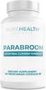 PUREHEALTH RESEARCH Parabroom - Gut Cleanse & Health Suplement - with Black Walnut, Sweet Wormwood powder, Turmeric Extract, Olive Leaf, Garlic & Onion - Digetives Support for Women & Men 60 Capsules