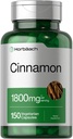 Horbäach Cinnamon Capsules 1800mg | 150 Count | Ceylon Cinnamon Təhlükəsiz