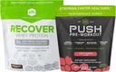 SFH Pre and Post Workout Bundle   Push Fruit Punch Bag + Recover Chocolate Bag