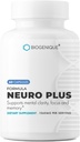 Neuro Plus Formula, Brain Boosting & Focus Vitamin Supplement - Migliora la memoria, Focus & Mental Clarity 60 capsule - Made in USA - Non-GMO, Gluten Free