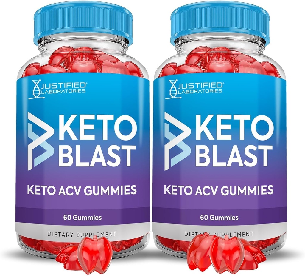 (2 Pack) Cidru de mere Otet Gumries 1000MG Keto Blast Keto ACV Gummies Formulat cu Pudră de sfeclă de rodie B12 Vegan Non OMG 120 Gummys