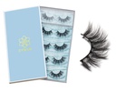 DYSILK Lashes Lažne trepalnice - oči lisice Mink Lashes 5 Pari 6D Lashes Pack Fluffy Lashes Lažne oči Lashes Naraven videz Wippy trepalnice Strip Lash Faux Lažne trepalnice Razširitve Kit 