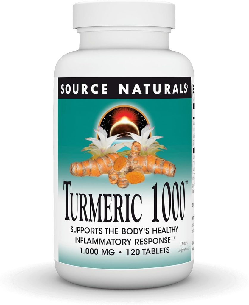 Sumber Turmeric 1000, Mendukung respon inflamasi Tubuh Sehat *, 1.000mg - 120 Tablet