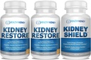 Kidney Cleanse eta Kidney Osasun Osagarria Kidney Funtzio normala 60 kapa, 2 Pack + Kidney Shield 120 Caps Kidney Funtzioa onartzeko