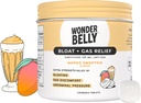 Wonderly Bloat Gas Relief Extra Sterkte Kauwtabletten met 125 mg Simethicone Geen Talk of Dye Mango Smoothie 35 Tellen