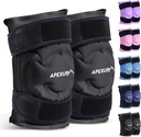 APEXUP Ice Pack for Knee Pain Relief, Large Reusable Wrap After Surgery, Flexible Gel Cold Pack for Injuries, Pain Relief for Back, Shoulder, Elbow, Ankle and Leg (Black, XXL, 2PK)
