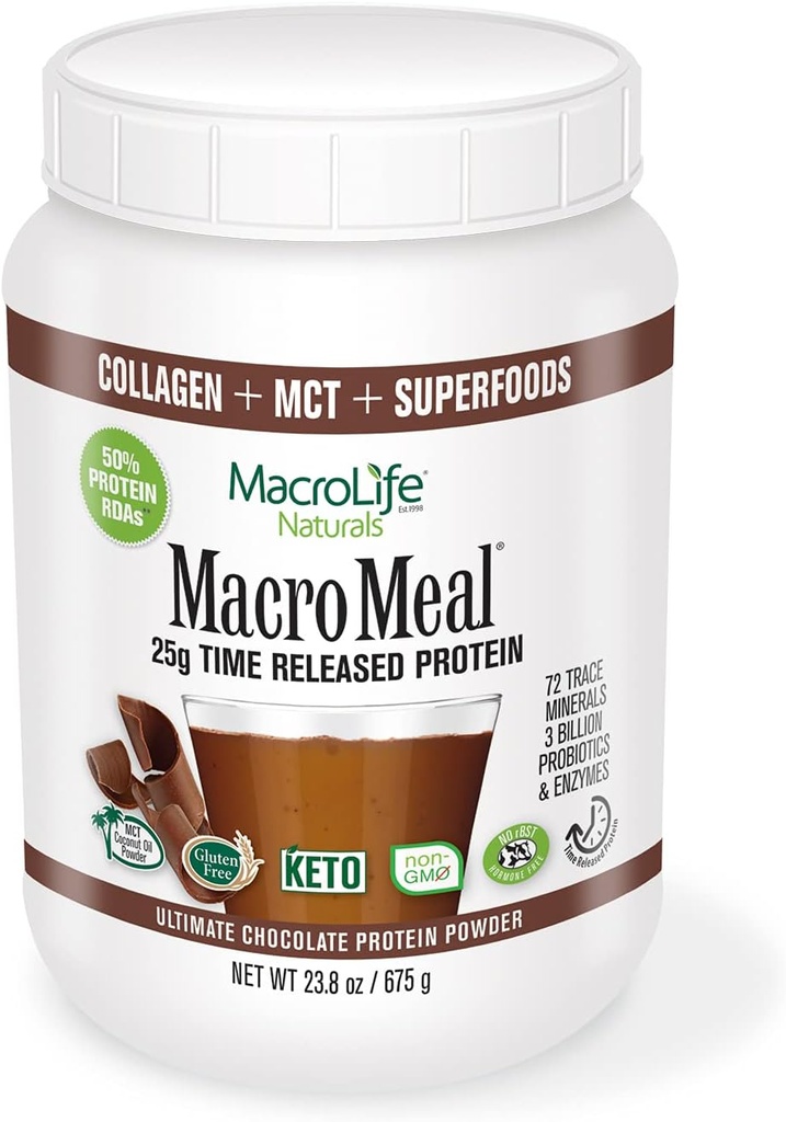 MacroLife Naturals MacroMeal Omni Protein - Čokoláda - 15 porcií
