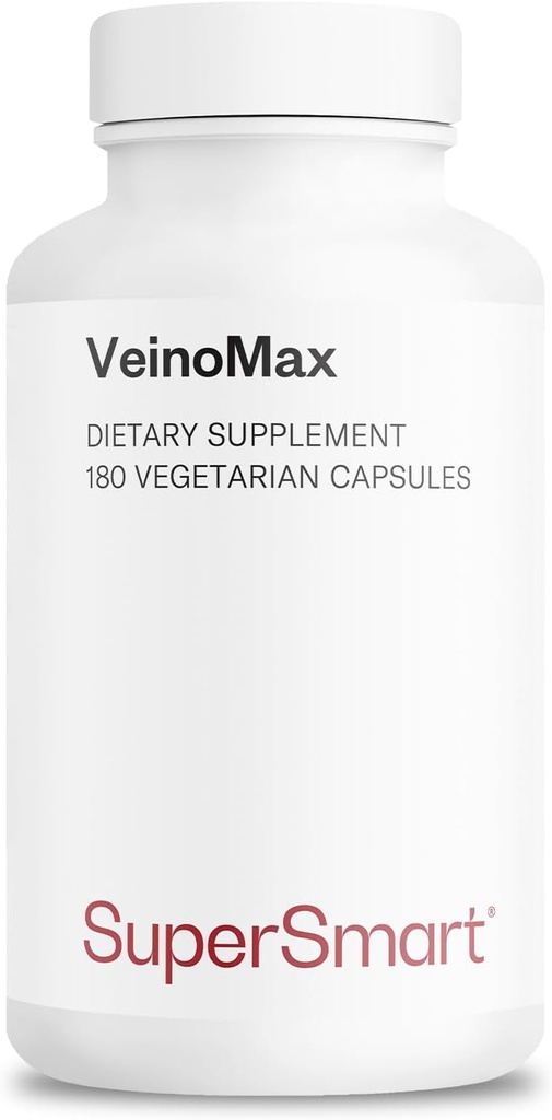 SuperSmart - VeinoMax (Advanced Complex) - met Diosmin, Hesperidin, Horse Chestnut, Vitexin - Veins Supplement 