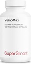 SuperSmart - VeinoMax (Advanced Complex) - Diosmin, Hesperidin, Horse Chestnut, Vitexin - Veins Supplement - Non-GMO & Gluten Free - 180 Vegetáriánus kapszula