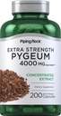 Piping Rock Pygeum Supplement | 200 Capsules | Extra Strength | for Men and Women | Pygeum Africanum Bark Extract | Non-GMO, Gluten Free