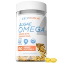 Algae Omega 3 1,500mg - Vegan Supplement with Patented Life's Omega 3 - High Dose EPA & DHA - Better Than Fish Oil - Supports Heart, Brain, Joint Health - 90 Vegan Softgels