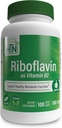Tervis Thru Toitumine Riboflaviin 100mg Vitamiin B2 100 Vegecaps | Toetab Tervislikku Energiat Metaboolne Funktsioon & Närvisüsteem | 3. osapoole testitud | Mitte-GMO Soja & Gluteenivaba Hüpoallergia