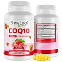 Shiny Leaf CoQ10 100mg - Chewable CoQ10 Supplement - Coenzyme Q10 for Heart Health & Energy - Natural Co Q 10 Supplement for Cardiovascular Wellness - 100mg Chewable Tablets, 90 Tablets, Made in USA