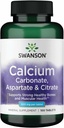 Swanson Calcium (Carbonate Aspartate & Citrate) 500 Milligrams 100 Tabs