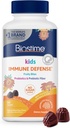 Biostime Kids soporte inmune ás enxivas|(Ages 4+) | Inclúe Vitaminas D&C + Zinc & Probióticos | Sen engadido azucre | Kays Immune Defense Fruity Bites | Libre do top 9 alérxenos | 60 Conde