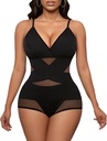 Avidlove Shapewear Women Body Shaper Tummy Control Shapewear Plus Size Body Suits with Snap Crotch