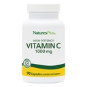 NaturesPlus Vitamin C 1000 mg - 90 Capsules - Supports Immune Health, Energy & Antioxidant Protection - Vegetarian, Gluten Free - 90 Servings
