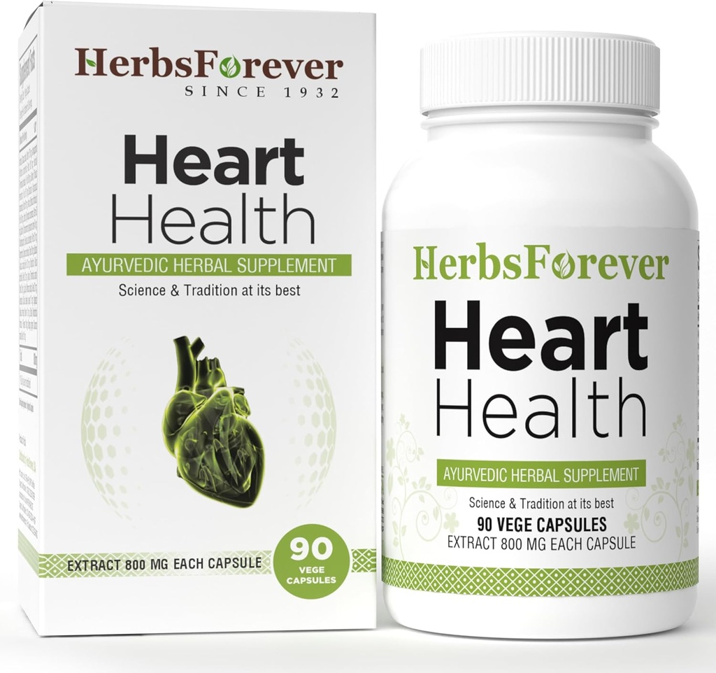Herbsforever Heart Health Kapsule Heart dodatek spodbuja zdravje srca 90 Kapsule