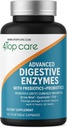 H4U Digestive Enzymes: Azken Osasun-soluzioa Probiotikoekin, Prebiotikoekin eta Enzymes emakume eta gizonentzat. Begetariar Digestive Enzyme gehigarri honek 180 kapsula ditu.
