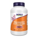 NOW Foods Glucosamine 1.1g, Chondroitin 1.2g, with MSM 300mg, 180 Capsules (Pack of 2)