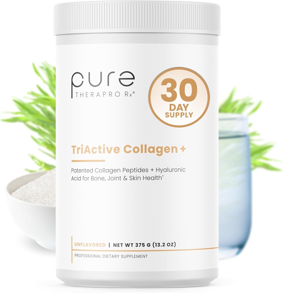 Nguyên chất Therapro Rx TriActive Colgen Plus, Colgen Powder cho Tóc, Da, móng tay, Bones & Inists, Hydlyzegen Powder w/Patented Peptides, unflavored multi Colgen Powder, 30 phụng sự