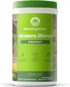 Amazing Grass Greens Blend Energy: Smoothie Mix, Super Greens Powder & Plant Based Caffeine with Matcha Green Tea & Repee Root Powder, Lemon Lime, 60 Servings (Packaging May Vary)