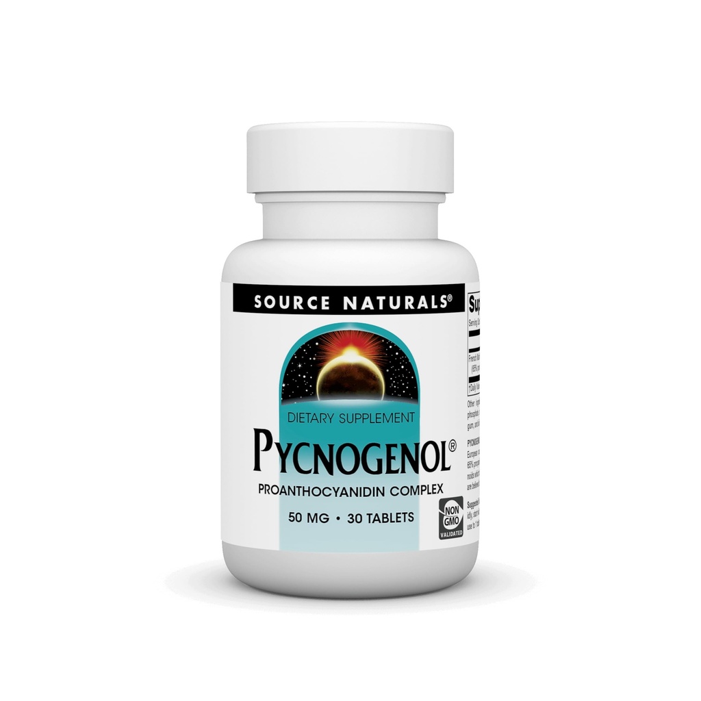 Source Naturals Pycnogenol 50 mg Proanthocyanidin Complex - 30 Tablets