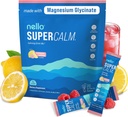Nello Supercalm Powdered Beck, Raspry Llimonade, L Thea9, Ksm-66 Ashwagandha, Magnesi Glycinat, D 3, suplementaris per relaxar-se i focus, Sense Sugar, no GMO, el 20 de C
