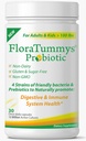 FloraTummys 妇女、男子和儿童的最佳Probiotics。 12亿CFU、4个Probiotic Strains、Prebiotics、Non-GMO、Kosher、Non-Dairy、Gluten Free、Sugar Free、美国制造