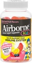 Airborne 500 mg Vitamin C + çinko Immune Support Supplement Gummies for Kids, Assorted Fruit Flavor, Gluten Free Crafted Mix with Powerful Antioxys C & E, 42 Gummies (2 Pack)