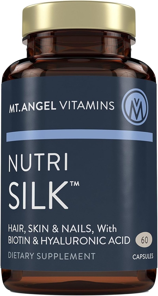Angel Vides: NutriSilk Capules. Cabells promocionals i Aparença, Collage, Btaminades, 60 Capsules