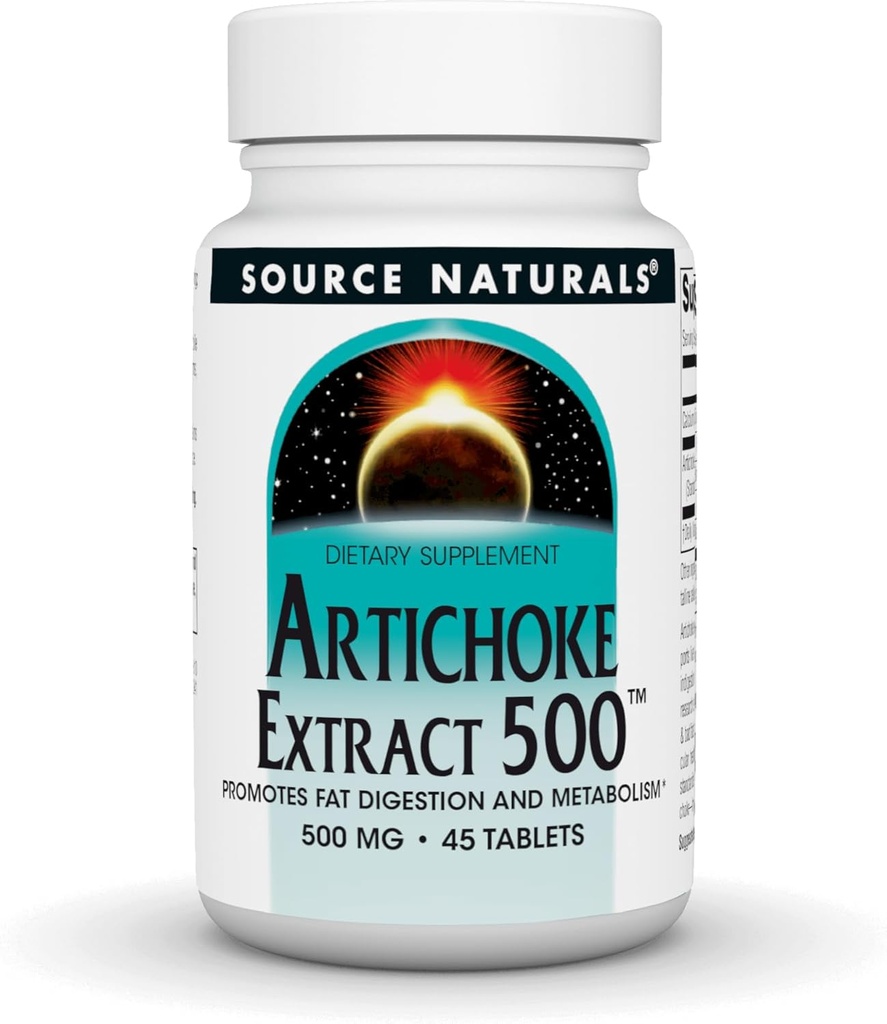 Källa Naturals Artichoke Extract 500 Tablet, 45 Count