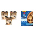 Atkins Chai Tea Latte Protein Shake with 15g Protein, 3g Net Carbs, 1g Sugar and Atkins Chocolate Chip Protein Cookie with 10g Protein, 3g Net Carbs, 1g Sugar, Keto Friendly, 4 Count