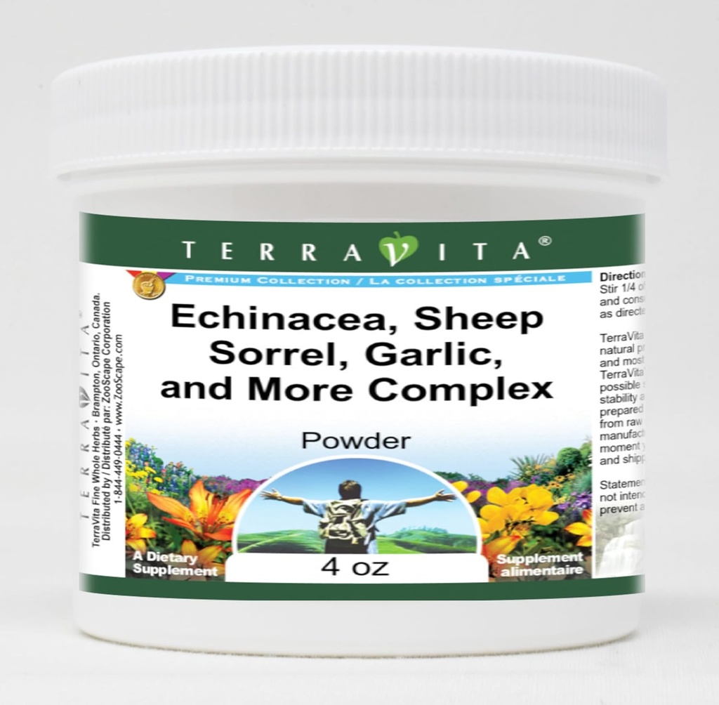 Echinacea, Sheep Sorrel, Cesnak a komplexnejší prášok (4 oz, ZIN: 516903) - 3 balenia