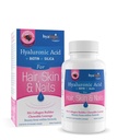 Hyalogic Hyaluronic Acid Chewable Lozenge – Sugar-Free Supplement for Hair Skin and Nails Vitamins for Women, Supports Skin Hydration (30 Count)