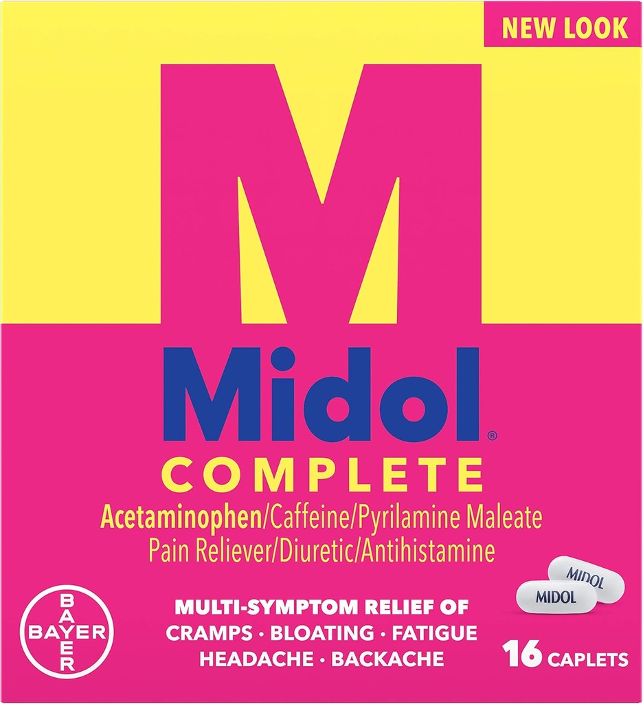 Midol Menstrual Maksimivahvuus Kapselit - 16